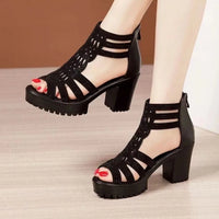 Exotic Snake Gladiator Sandals