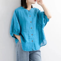 Top Estivo BohoChic con Maniche a Lanterna