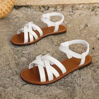 Sandalias romanas a la moda para mujer