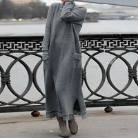 Mara | Bequemes Strick-Maxikleid für Herbst und Winter