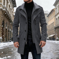Jasper | Refined Tailored Trench Coat in a Warm Wool Blend