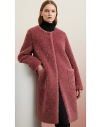 Valeria | Giacca di lusso in shearling con silhouette fluida e morbido isolamento