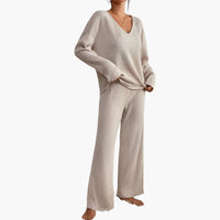 Nadine | Weiches und minimalistisches Strick-Lounge-Set