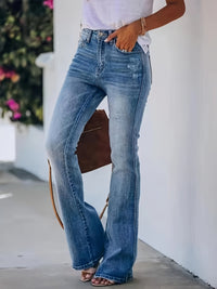 Jeans Bootcut STELLA ad Alta Elasticità per Donne alla Moda