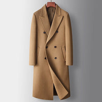 Matthias | Trench-coat classique à double boutonnage et mélange de laine chaud