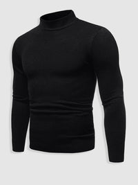 Lucas | Streamlined Slim-Fit Cotton Turtleneck