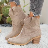 Mylou | Stylish Western ankle boots with a comfortable block heel