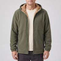 Jasper | Comfortable Sherpa Jacket with Fleece Outer Layer and Hood