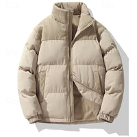 Robert | Luxurious and Warm Puffer Jacket with a Stand-Up Collar