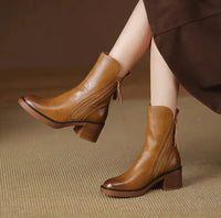 Seval | Stylish Leather Ankle Boots That Seamlessly Elevate Your Everyday Look