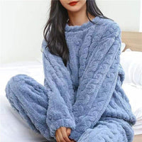 Elise | Soft Fleece Pajama Set for Warm and Relaxing Evenings