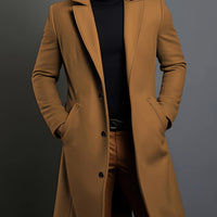 Julian | Elegant Long Trench Coat with Refined Fit