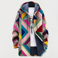 Roselie | Hoodie graphique avec imprimé géométrique coloré et coupe décontractée