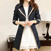 Thalia | Elegante trenchcoat voor dames met tailleceintuur
