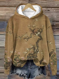 Jessica | Sweat à capuche scandinave tricoté avec imprimé jacquard coloré