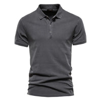 Daan | Refined polo shirt with a classic collar and button closure