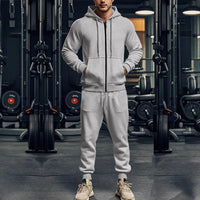Thomas | Moderne heren trainingspak met capuchon en praktische ritssluiting