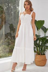 SunChic Long White Summer Dress