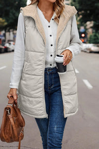 Isabelle | Comfortabel en stijlvol damesgilet met capuchon