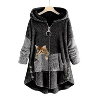 Mila | Soft Plush Hooded Sweater with Comfortable Warmth