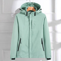 Hendrika | Stilvolle wasserdichte Jacke mit abnehmbarer Kapuze