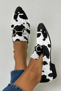 Beatrice | Bedruckte Damen-Loafer mit elegantem Schnallendetail