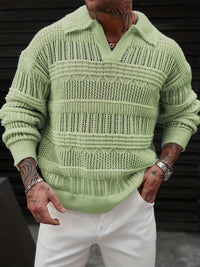 David | Leichter Strickpullover mit klassischer, lockerer Passform