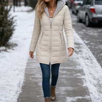 Eveline | Long Puffer Jacket with Plush Lining and Warm Hood