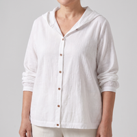 Nora | Luftiger Leinen-Hoodie mit raffinierter, legerer Passform