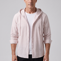 Mark | Elegant Linen Hoodie with Airy Relaxed Fit