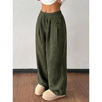 Christin | Elegante Hose mit weitem Bein, hoher Taille und verstellbarer Passform