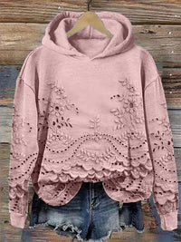 Noor | Sweat à capuche fleuri frais pour un look décontracté sans effort