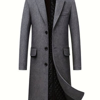 Julian | Langer Trenchcoat mit wärmendem Futter und eleganter Passform