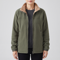 Iemke | Warm sheepskin jacket with soft lining and windproof collar