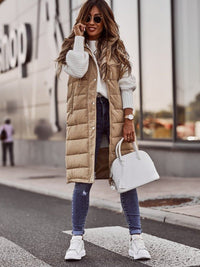 Femke | Elegante wattierte Winterjacke mit extra langer Bedeckung