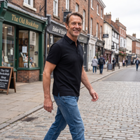 Ryan | Minimalistische Stretch Polo met Ademend Comfort