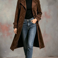 Lucas | Trench-coat raffiné à la coupe longue et à l’allure intemporelle