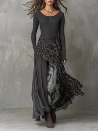 Chloe | Stylish and unique bohemian maxi dress with long sleeves