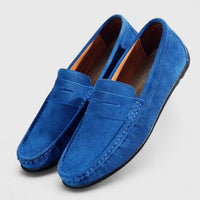Phillipp | Mocassins élégants et confortables en daim avec conception à enfiler