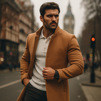 Thomas | Klassieke Heren Winterjas Met Elegante Knoopdetails