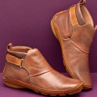Claire | Timeless Ankle Boots in Soft Leather with an Adjustable Strap