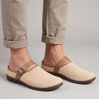 Iwana | Comfortable house slippers with adjustable buckle and open heel