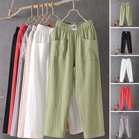 Jocelyn Cotton Linen Harem Pants