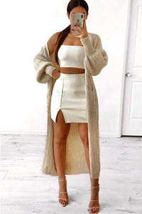 Maxi Cardigan by GlamourGlow