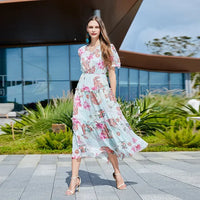 Sonnenverwöhnte Blütenmeer Meeresbrise Kleid Dein sommerliches Must-have
