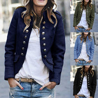 Blazer Couture Elegantista para Mujer con Cuello Alto