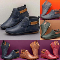 EleganceWalk Comfortable Slip-On Ankle Boots